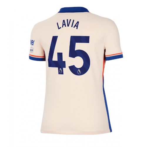 Chelsea Romeo Lavia #45 Gostujuci Dres za Ženska 2024-25 Kratak Rukav